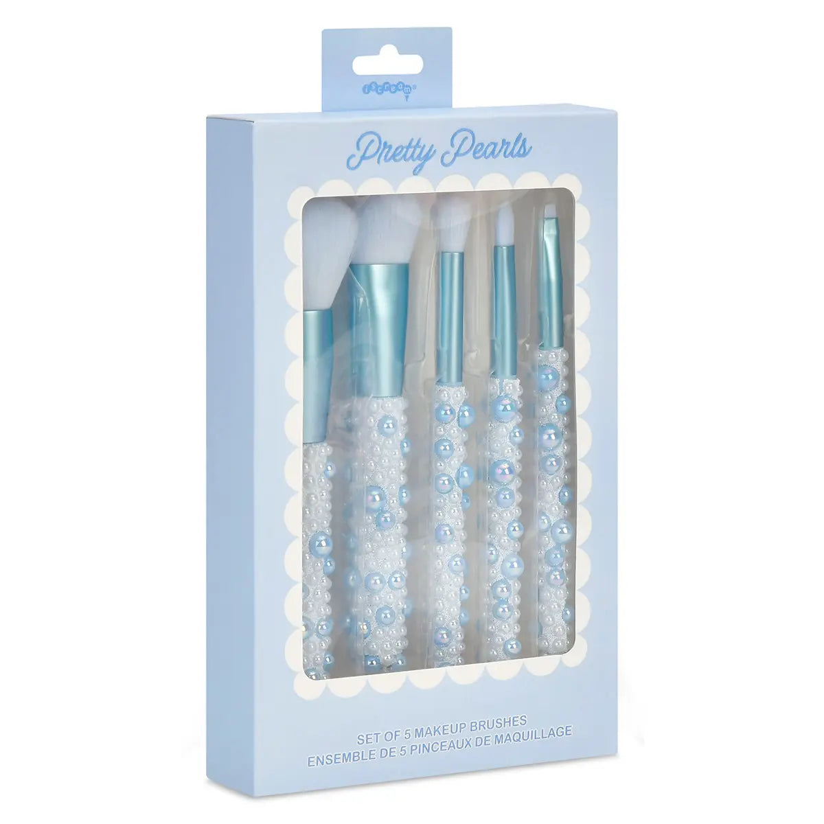 Iscream Blue Pearl Makeup Brush Set