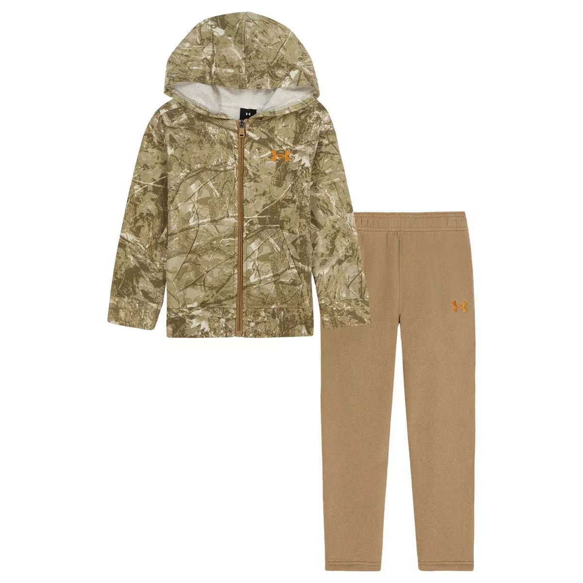 Ua Aop Fz Fleece Set Field Khaki - Baby Biz