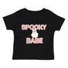 Spooky Babe Patch Halloween Short Sleeve T-Shirt