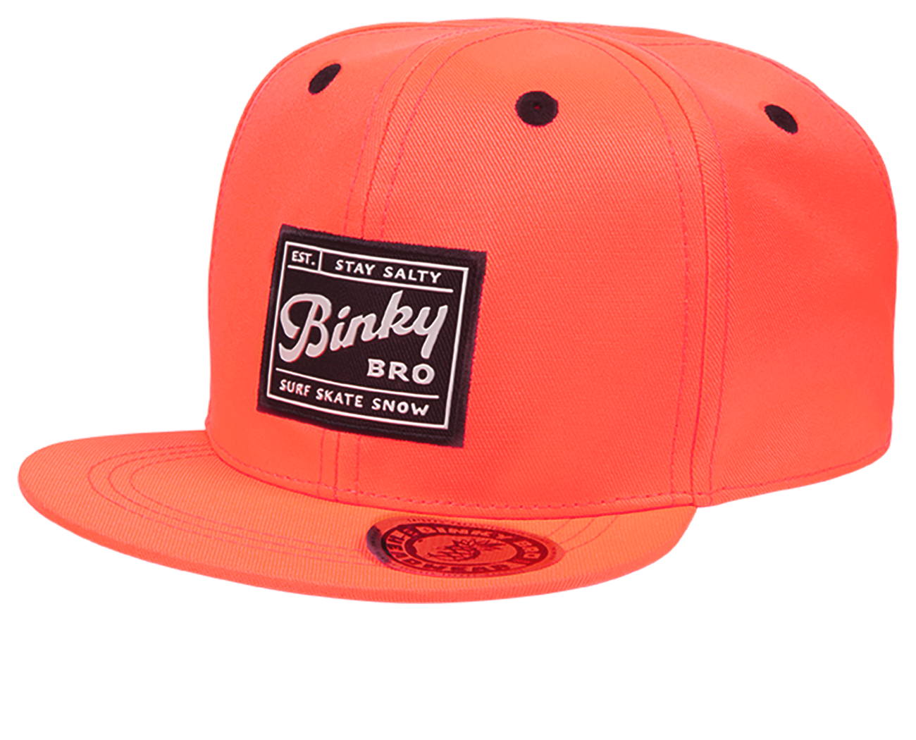 Kids Hat Venice: Orange / Infant (4 months - 12 months) / Standard Fit