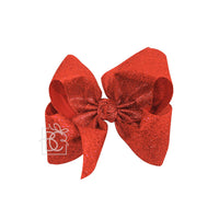 Large Glitter Metallic Bow