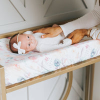 Premium Knit Diaper Changing Pad Cover - Bloom