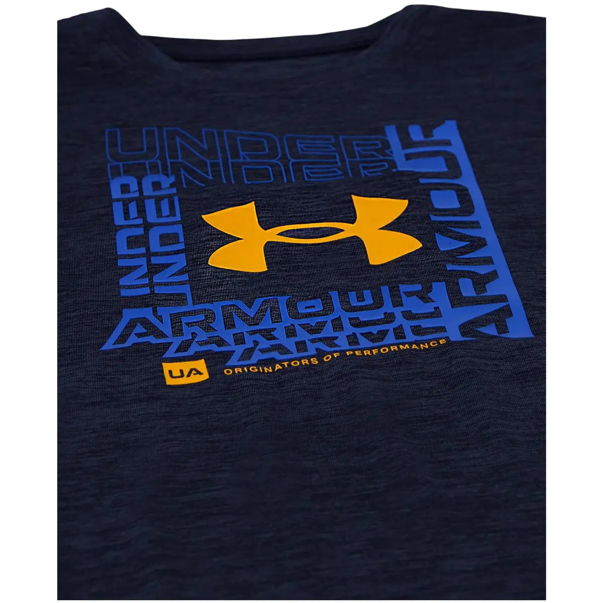UA Logo Frame Twist Tech LS Midnight Navy - Baby Biz