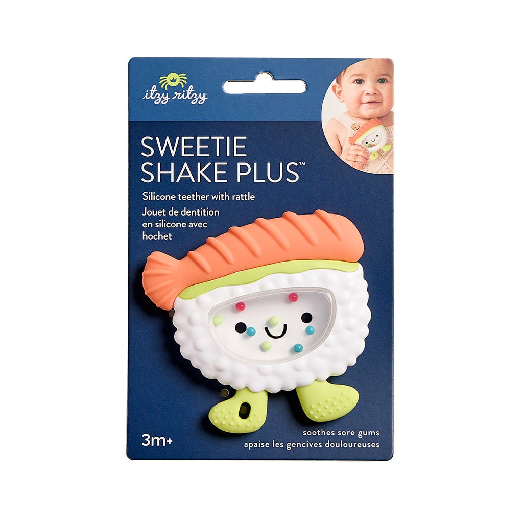 Sweetie Shake Plus™ - Teething + Rattle Toy: Sushi