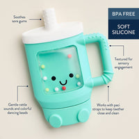 Sweetie Shake Plus™ - Teething + Rattle Toy: Tumbler