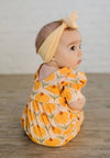 Ollie Jay Puffed Rosie Romper in Sunflower