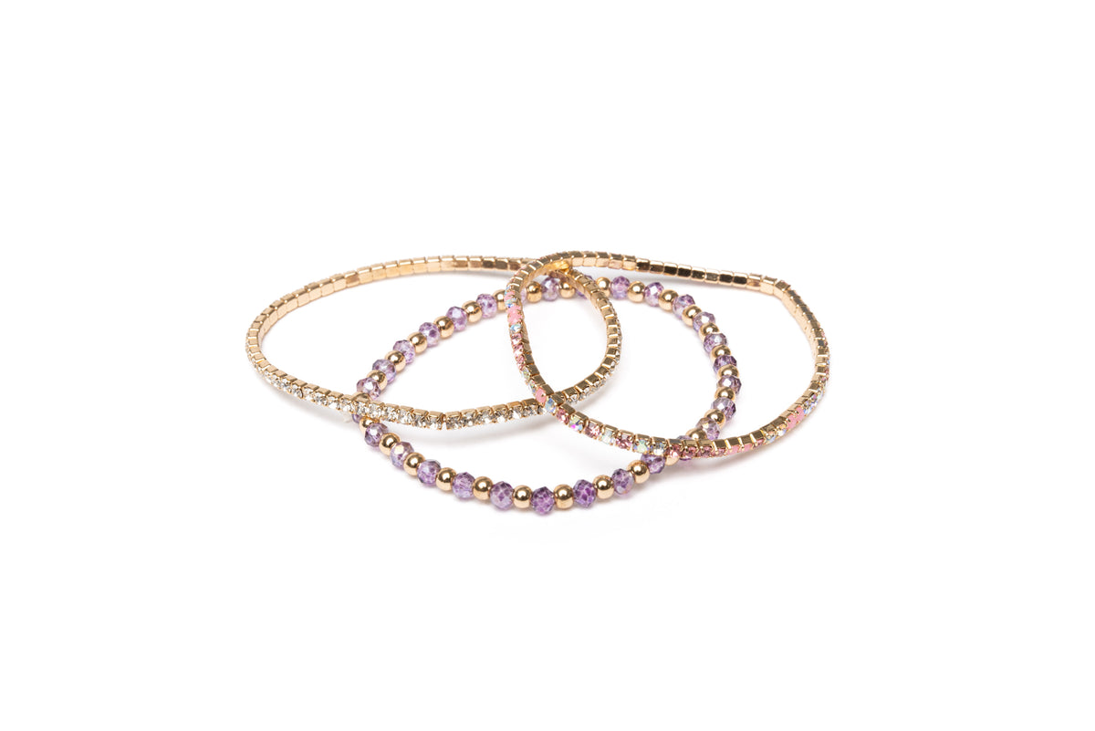 Boutique Enchanted Elegance Bracelets, 3pcs