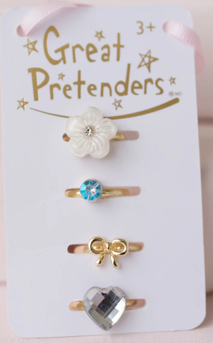 Boutique Sassy Rings, 4pcs