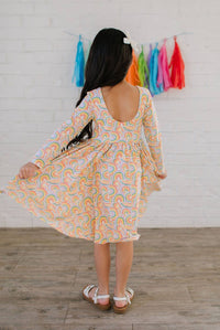 Ollie Jay Gwendolyn Dress in Primary Rainbow