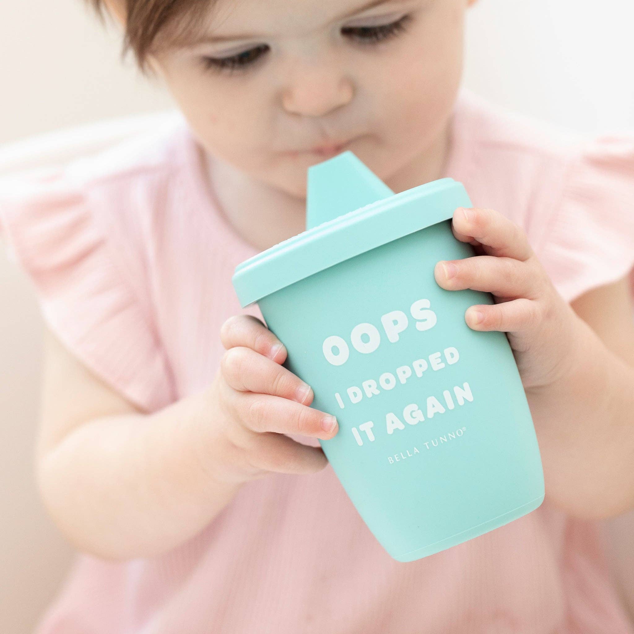 Dropped it Again Happy Sippy Cup: Blue