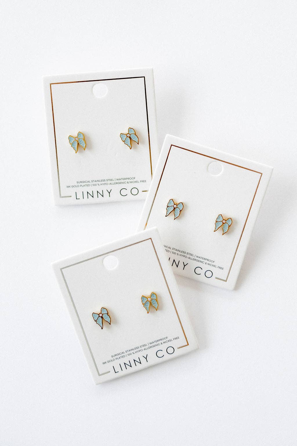 Screwback Stud Earrings - Finley Bow