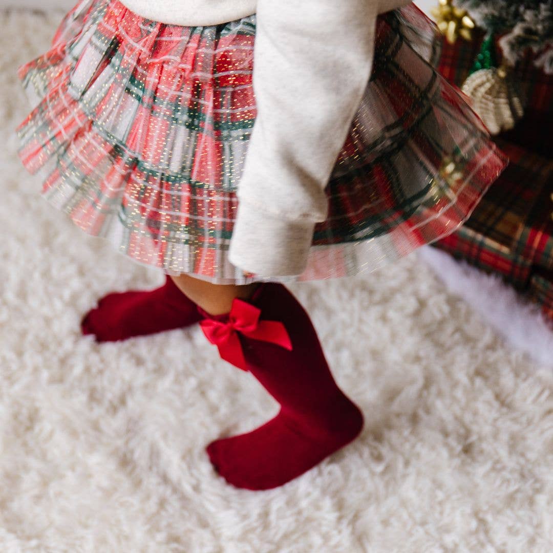 Christmas Plaid Tiered Tutu  Dress Up Skirt - Holiday Tutu