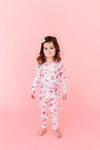 Pink Bows Long Sleeve Jammies Set