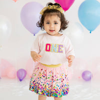 First Birthday Patch Short Sleeve T-Shirt