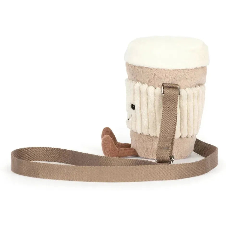 Jellycat Amuseables Perkle Coffee Shoulder Bag