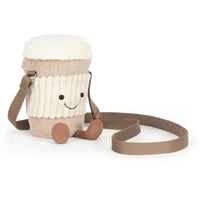 Jellycat Amuseables Perkle Coffee Shoulder Bag