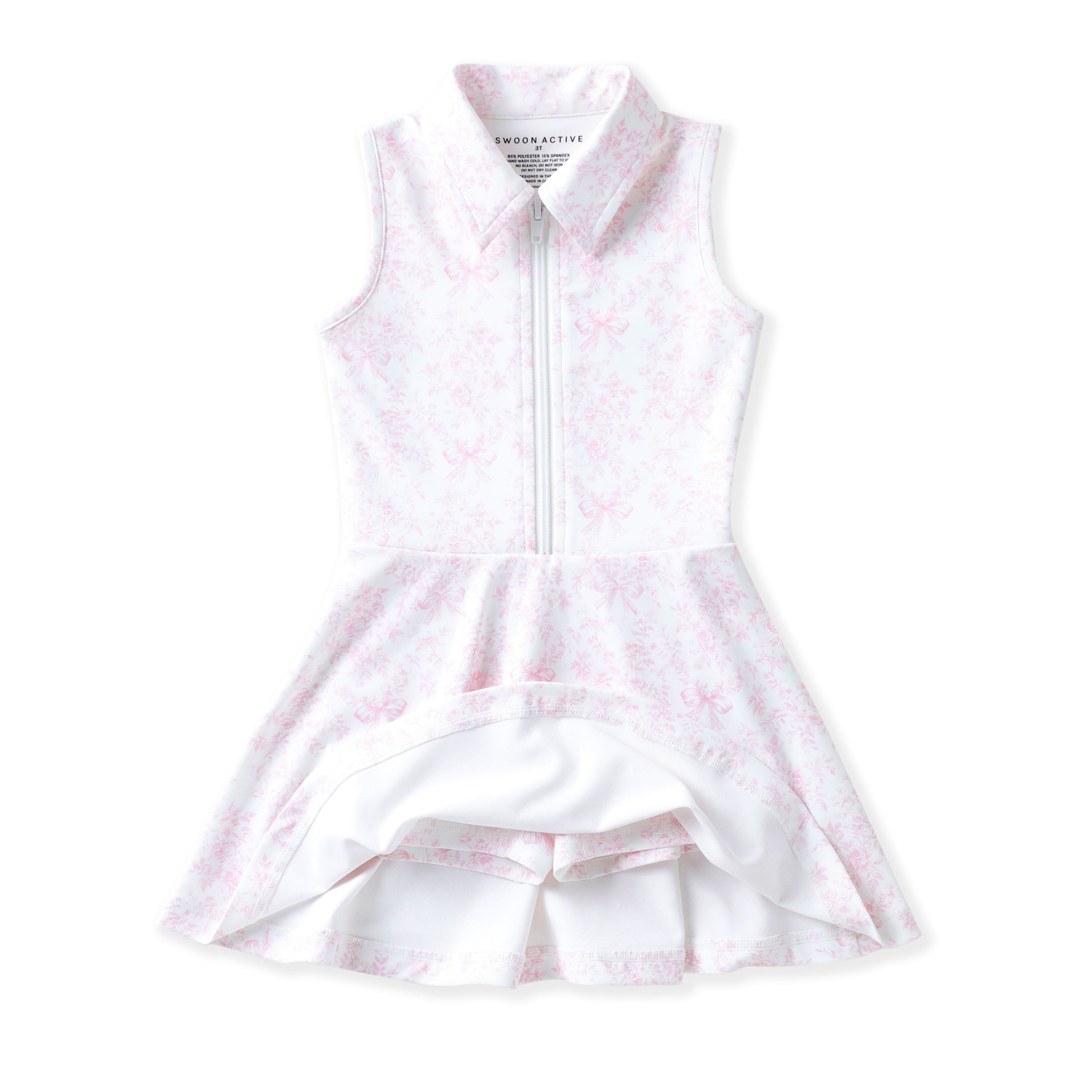 Swoon Active Pink Toile Tennis Dress