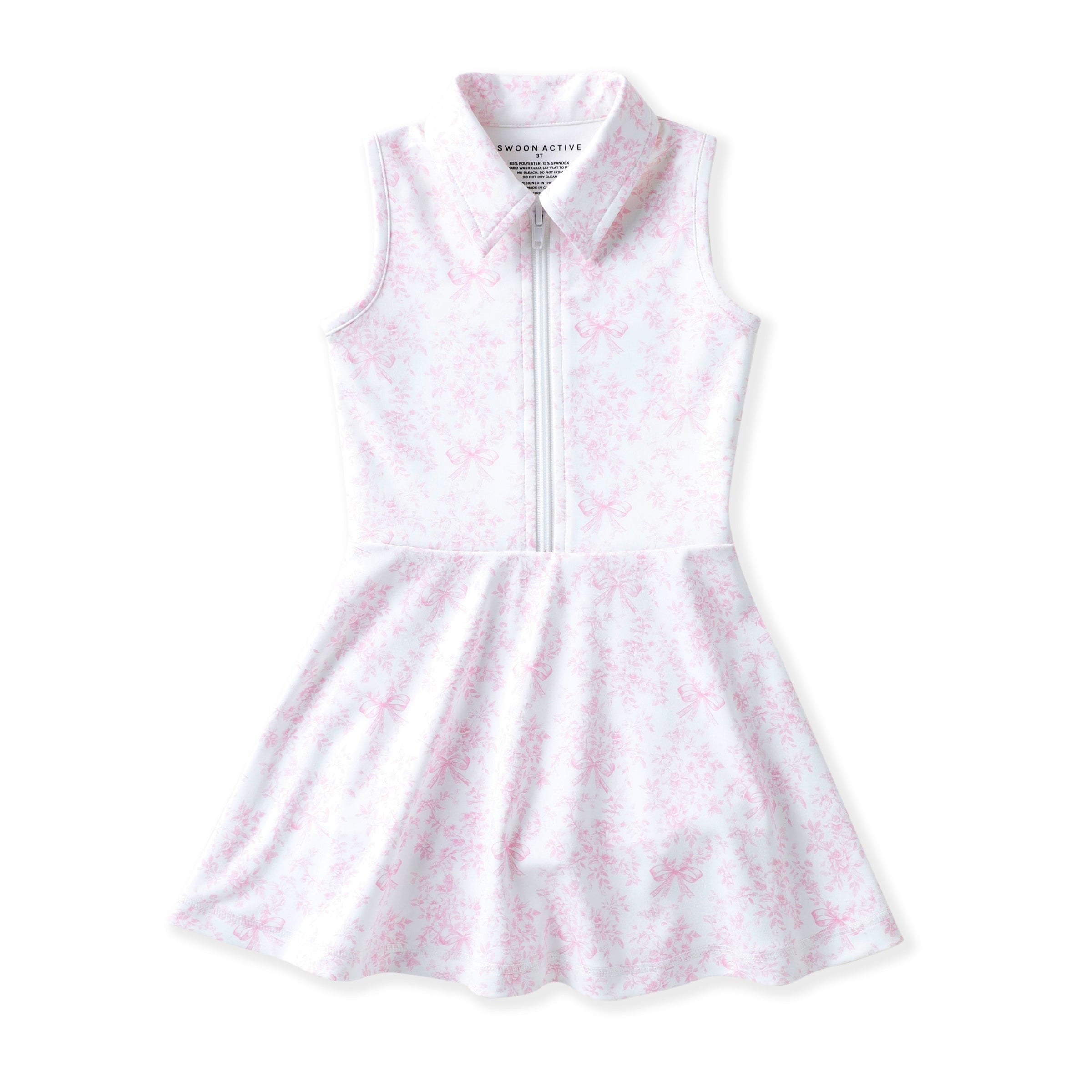 Swoon Active Pink Toile Tennis Dress