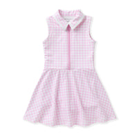 Swoon Active Pink Gingham Tennis Dress