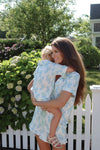 In My Jammers East Coast Hydrangeas Kids Button Up Short Set IMJ x Caitlin Covington