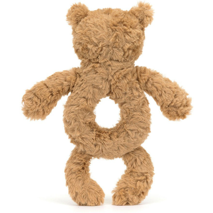 Jellycat Bartholomew Bear Ring Rattle