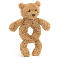 Jellycat Bartholomew Bear Ring Rattle