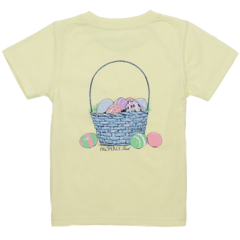 Properly Tied Baby Easter Basket Short Sleeve Tee