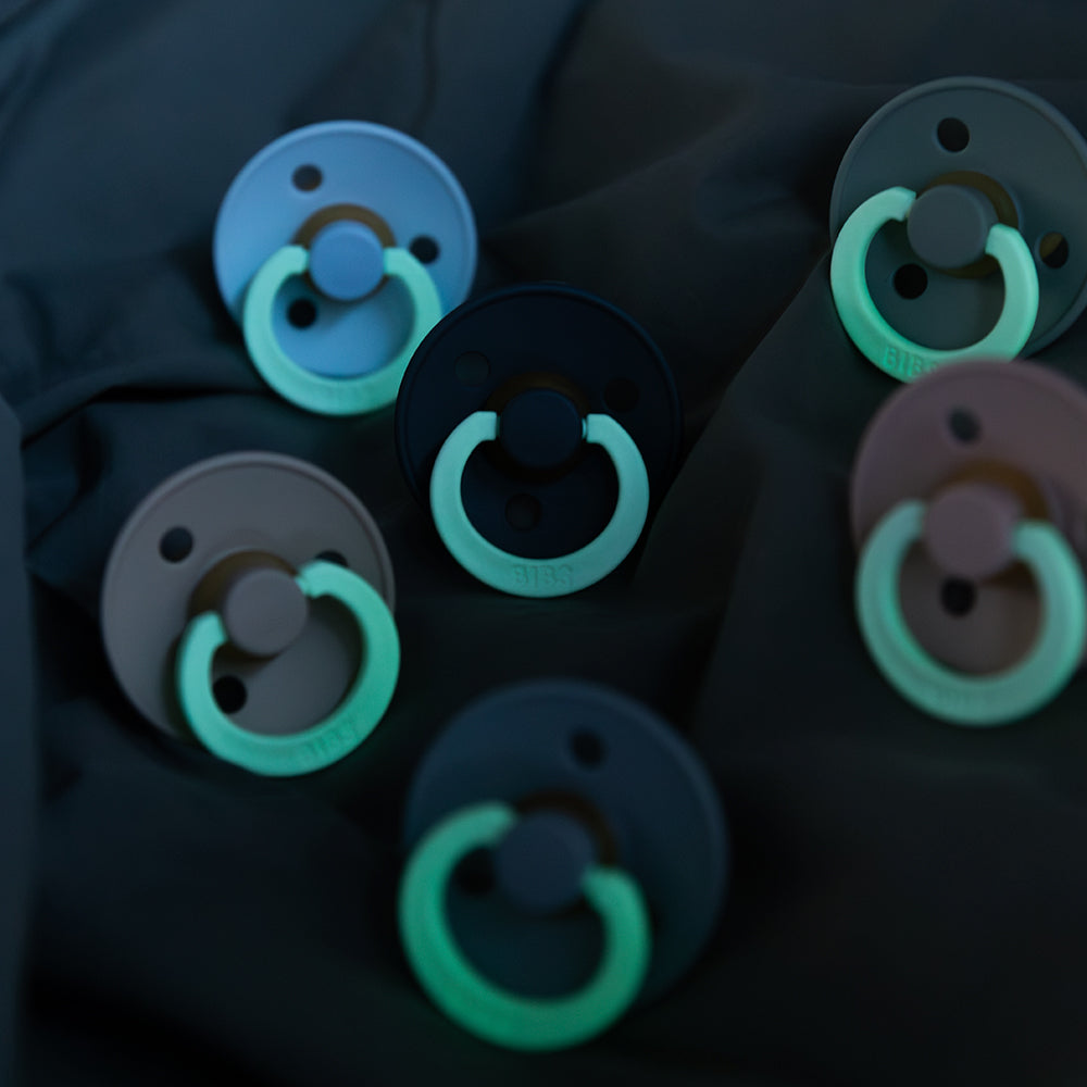 BIBS Colour GLOW Pacifier | Size 2