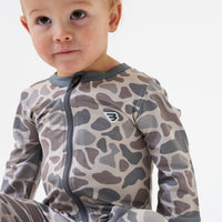 Burlebo Baby Zip Up | Classic Deer Camo