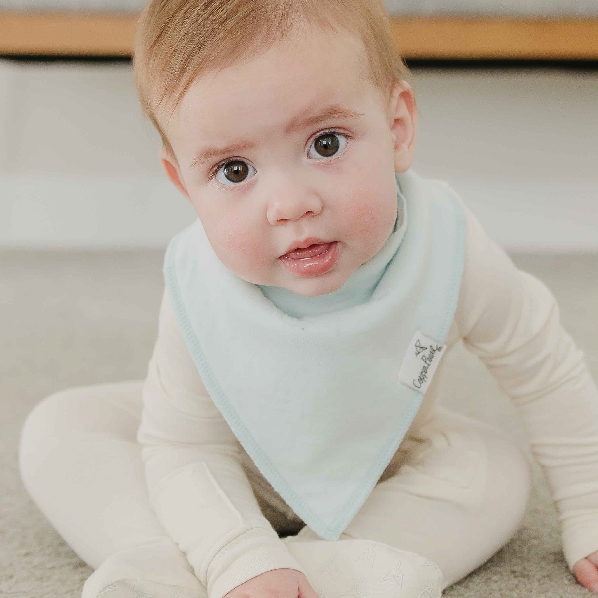Copper Pearl Baby Bandana Bibs | Air