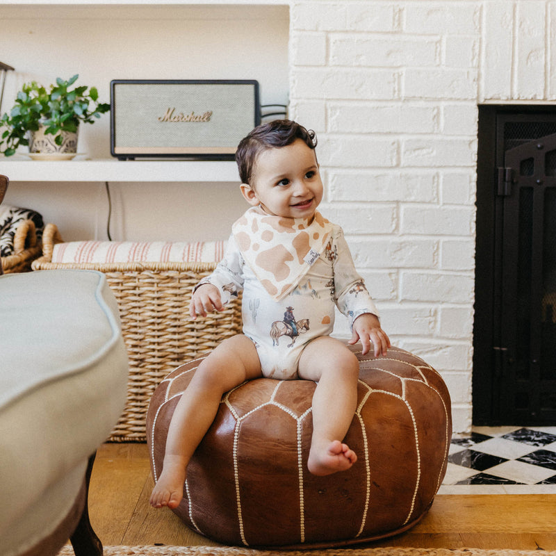 Copper Pearl Baby Bandana Bibs | Boone