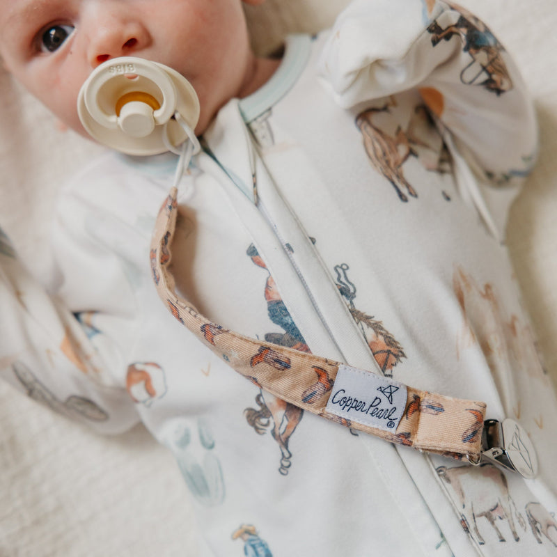 Copper Pearl Binky Clips | Boone