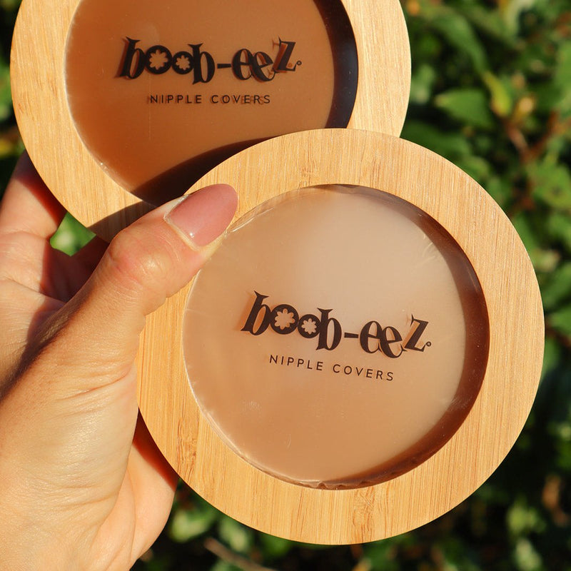 Boob-eez LUXE COMBO - Bamboo Compact + "Headlight" Hiders