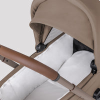 Silver Cross Breez Compact Stroller + Folding Bassinet Bundle