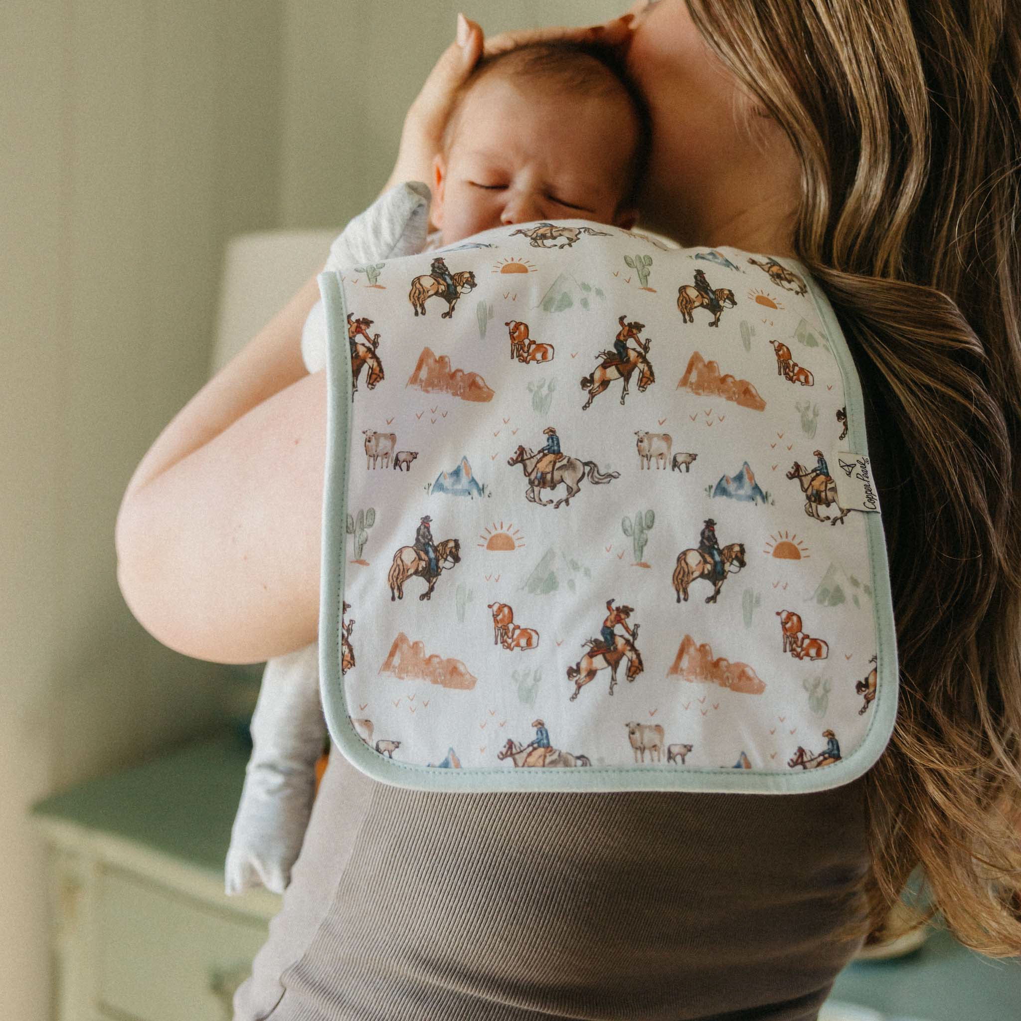 Copper Pearl Premium Burp Cloths | Boone