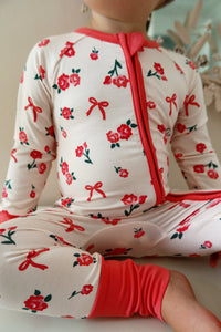 In My Jammers Pink Isabelle Zipper Romper