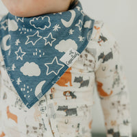 Copper Pearl Baby Bandana Bibs | Rufus