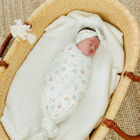 Copper Pearl Knit Swaddle Blanket | Mabel