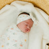 Copper Pearl Knit Swaddle Blanket | Mabel