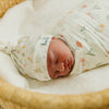 Copper Pearl Knit Swaddle Blanket | Mabel