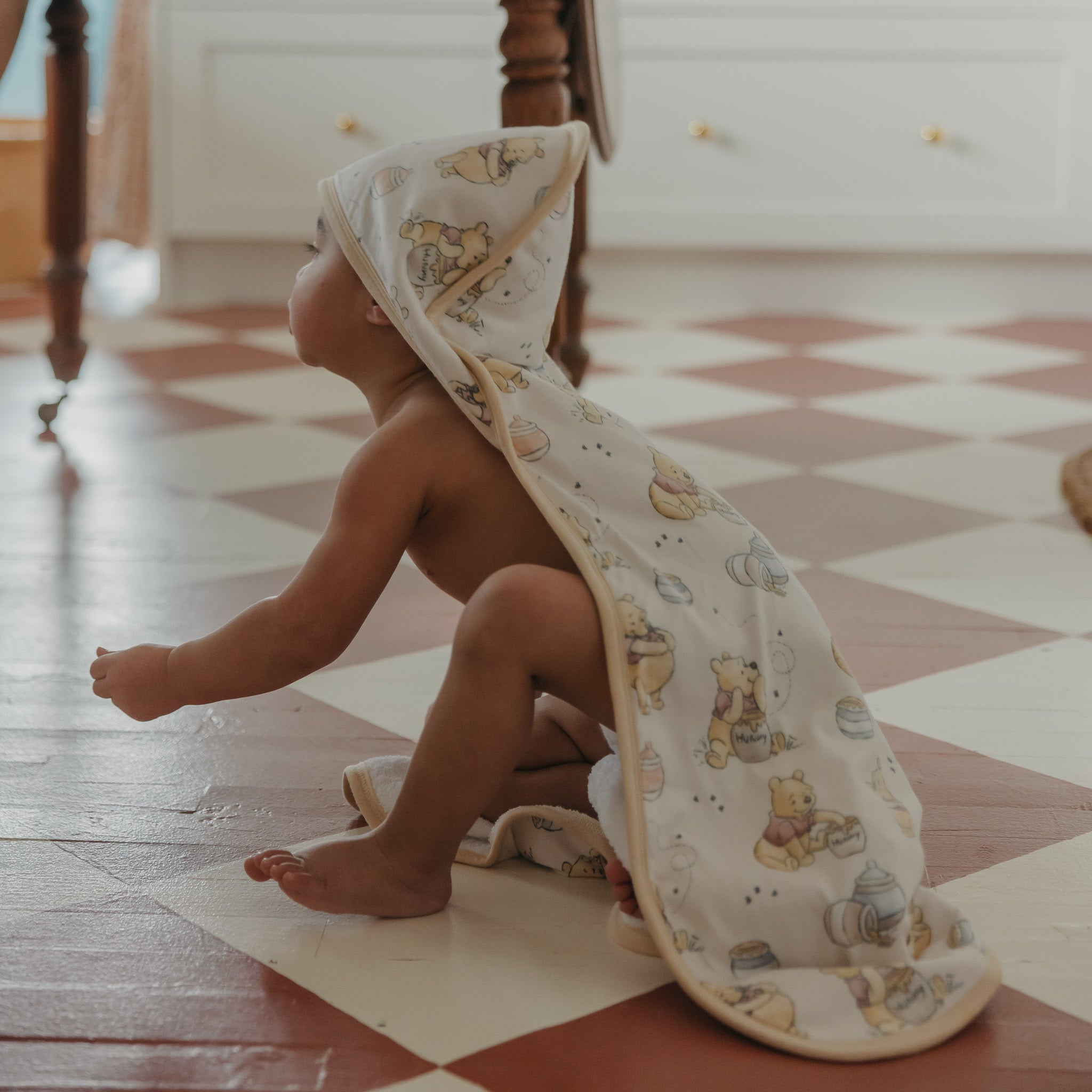 Copper Pearl Premium Baby Knit Hooded Towel | Hunny