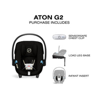 Cybex Aton G2 Infant Car Seat + Load Leg Base
