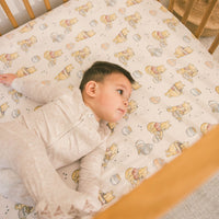 Copper Pearl Premium Knit Fitted Crib Sheet | Hunny