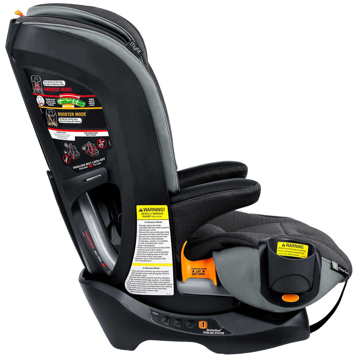 Chicco MyFit ClearTex Harness + Booster Car Seat