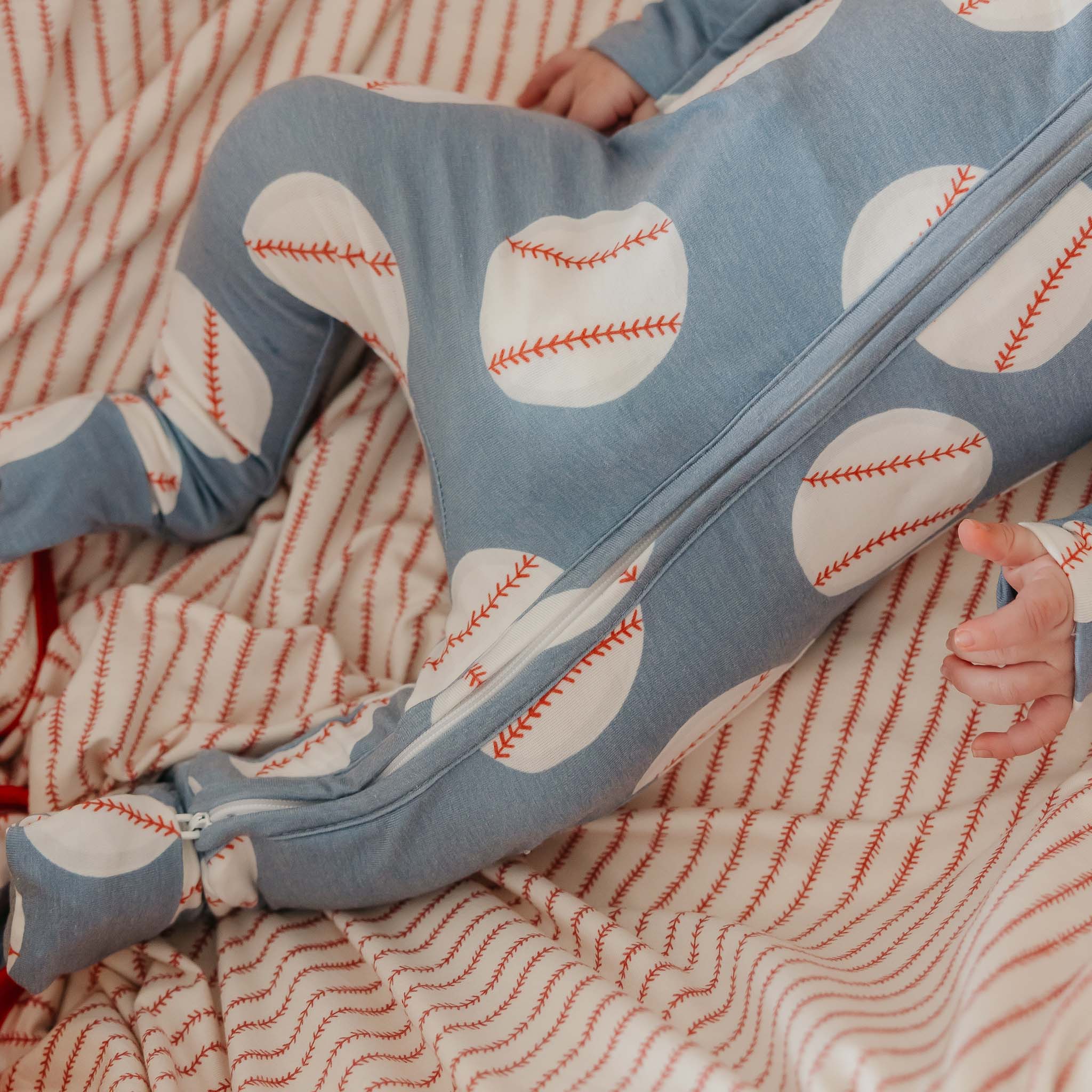 Copper Pearl Convertible Zip-Up Footie Pajama | Slugger