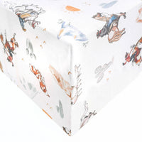 Copper Pearl Premium Knit Fitted Crib Sheet | Boone