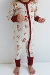 In My Jammers Bear-y Merry Zipper Romper