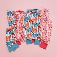 In My Jammers Blue Fur-Ever Valentine Two Piece Set