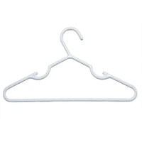 Delta Children Infant and Toddler Plastic Clothing Hangers, 100 Pack, White