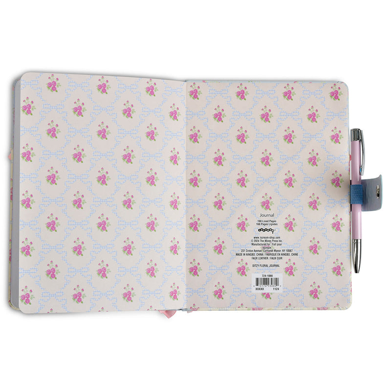 Iscream Ditsy Floral Journal